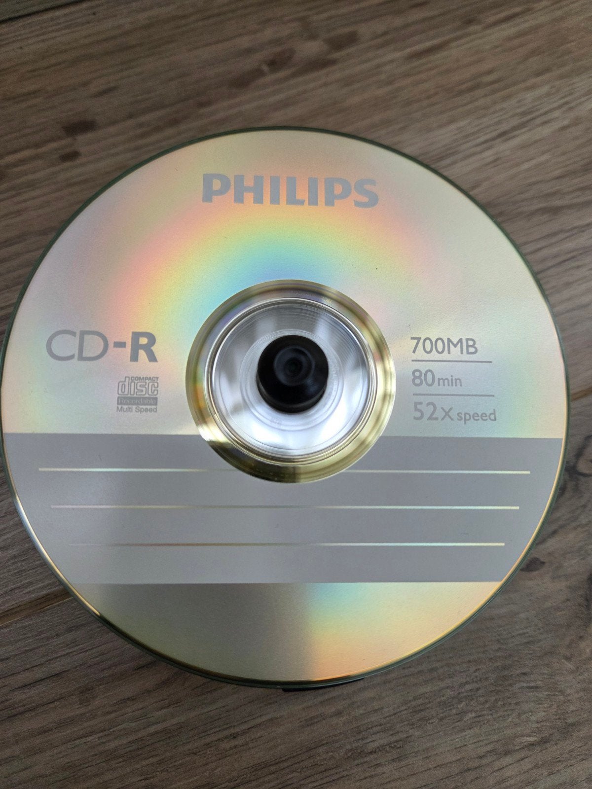 Philips CD-R 700MB 80min 52X speed, Ophalen, Nieuw, Cd, Philips