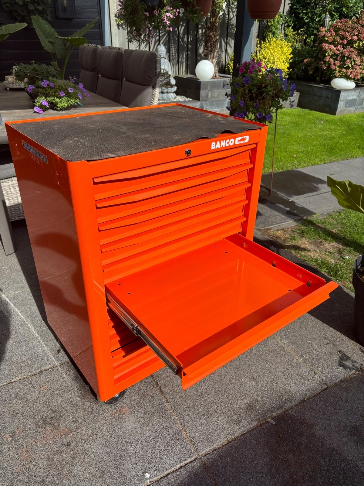 Bahco Gereedschapswagen met 7 laden - Oranje, Ophalen, Gebruikt
