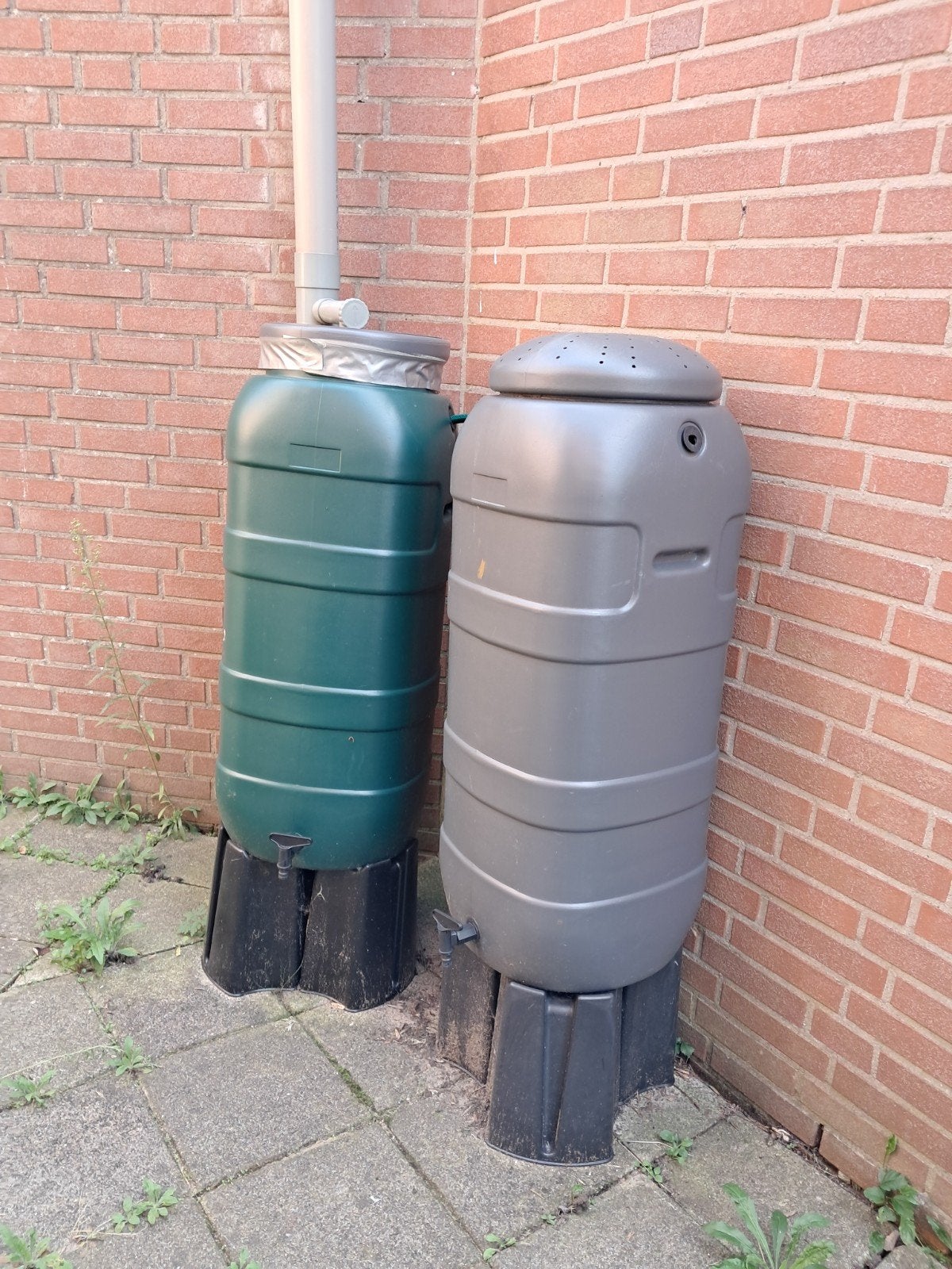 regenton 2 stuks, 150 liter of meer, Ophalen
