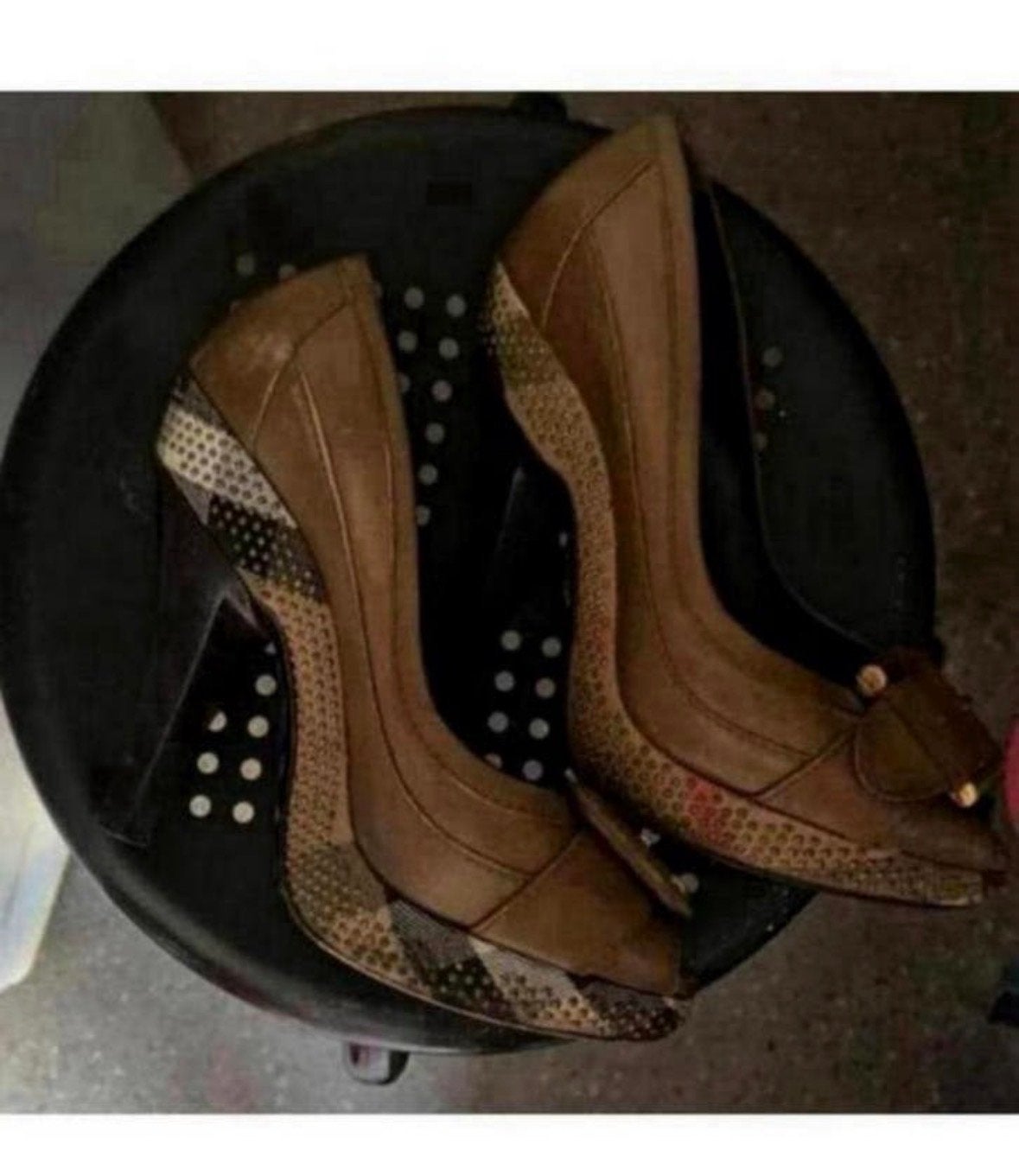 Originele Burberry Pumps - Maat 37, Ophalen of Verzenden, Gedragen, Bruin, Pumps