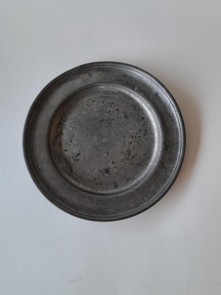 Antieke tinnen schaal, Antiek en Kunst, Antiek | Schalen, Ophalen of Verzenden