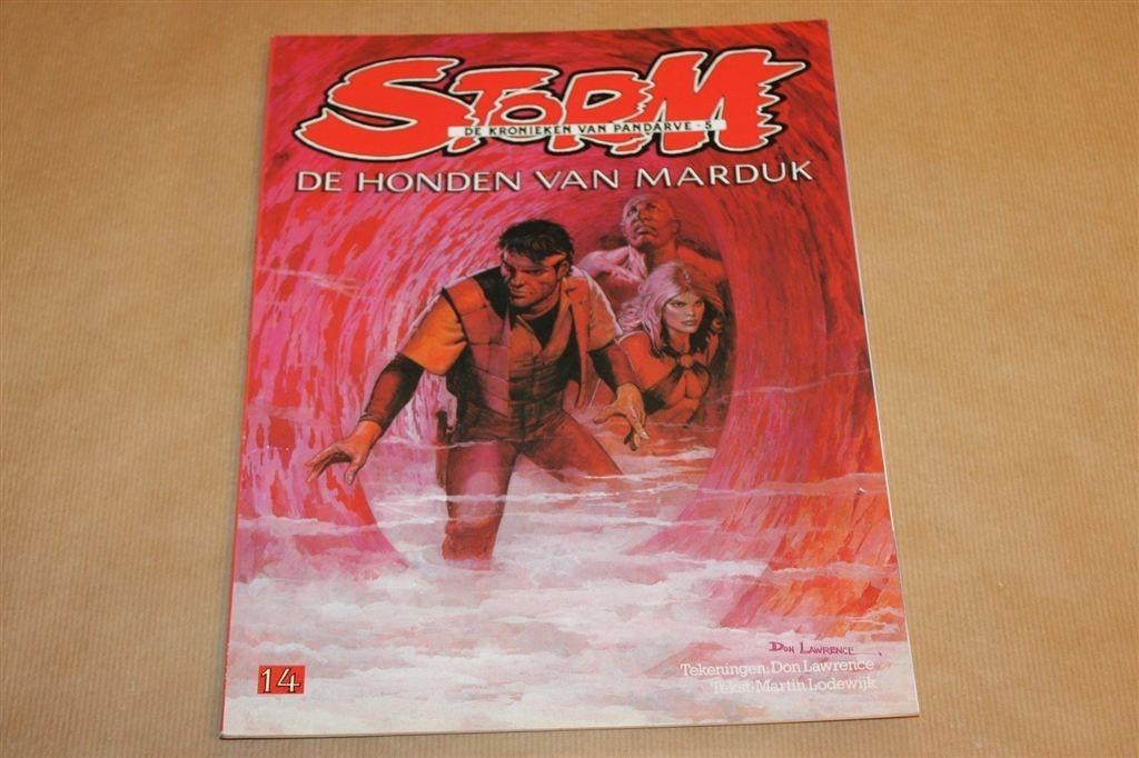 Storm 14 — De Honden van Marduk [4e Druk 1991], Eén stripboek, Ophalen of Verzenden, Zo goed als nieuw