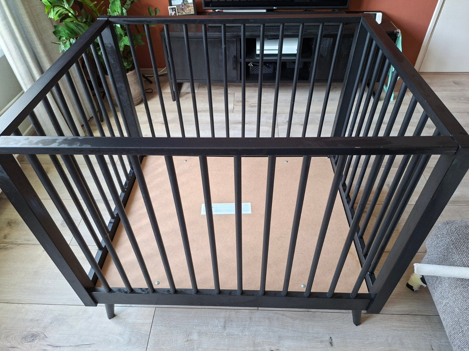 Mooie box, matras en boxkleed, Ophalen, Zo goed als nieuw, Boxkleed