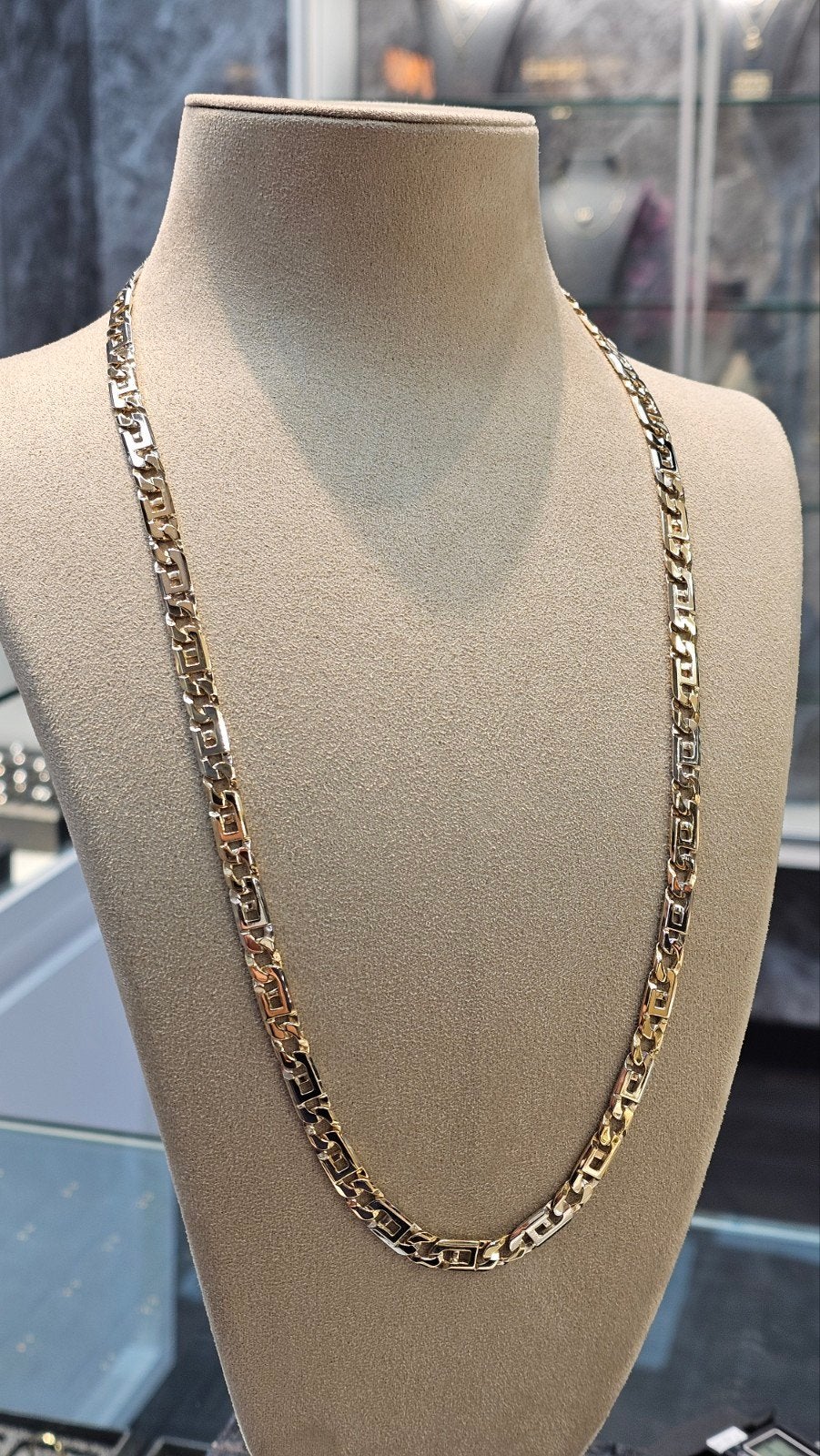 Prachtige Rolex 14k gouden ketting  massief, Ophalen of Verzenden, Zo goed als nieuw, Goud, Goud