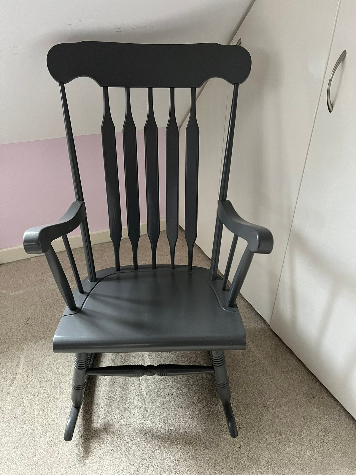 Houten schommelstoel, Ophalen, Gebruikt, Stoel(en)
