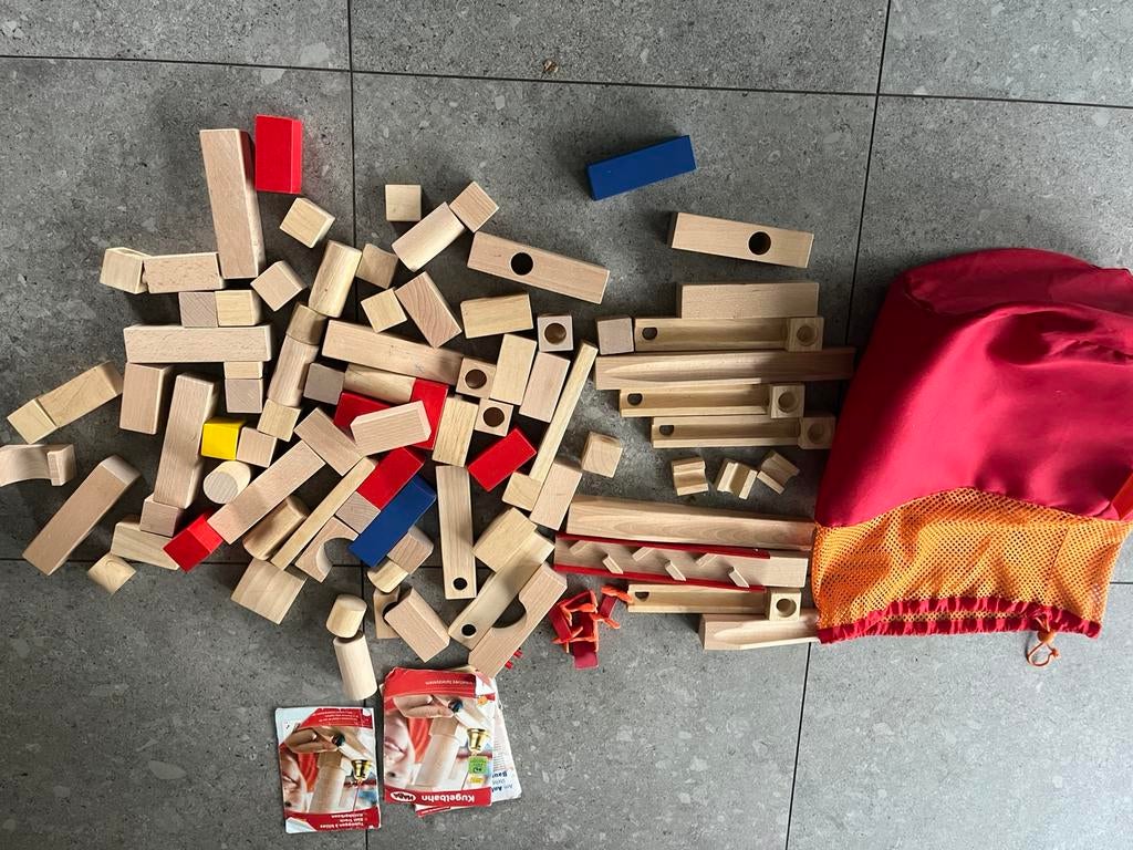 Haba houten knikkerbaan, Ophalen of Verzenden, Gebruikt