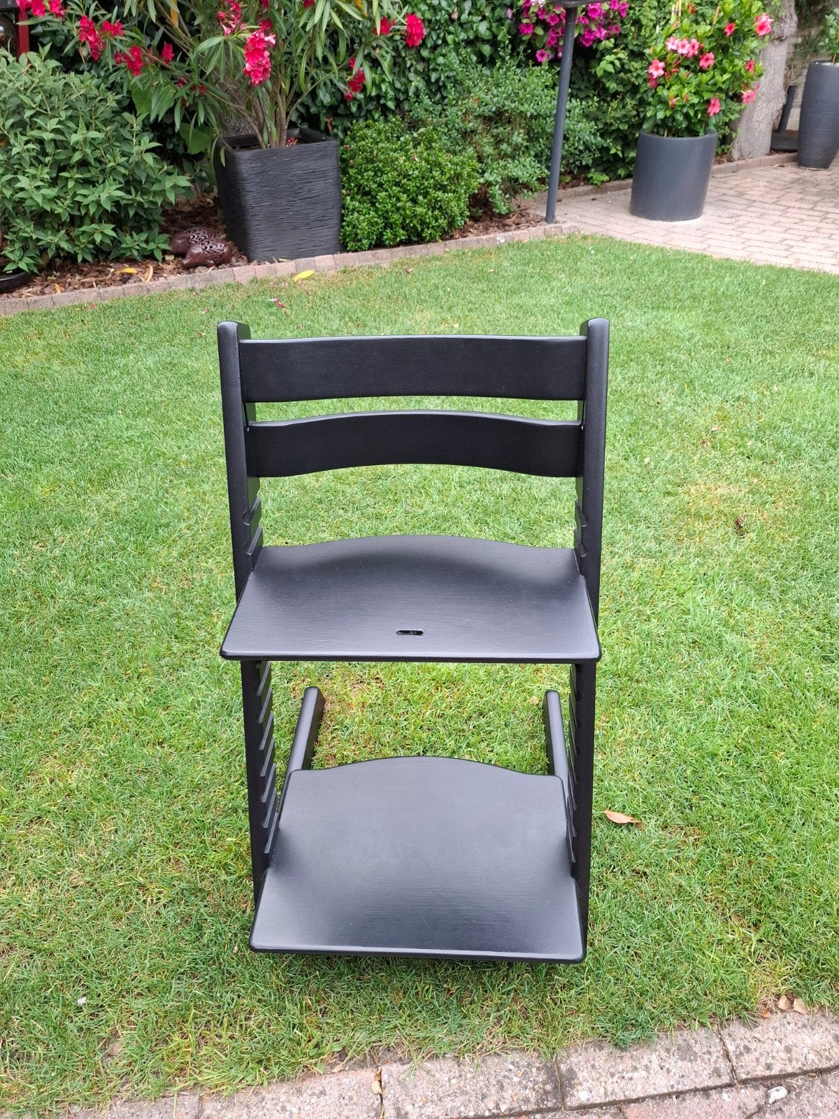Stokke trip trap kinderstoel in prima staat, Ophalen, Gebruikt, Meegroeistoel