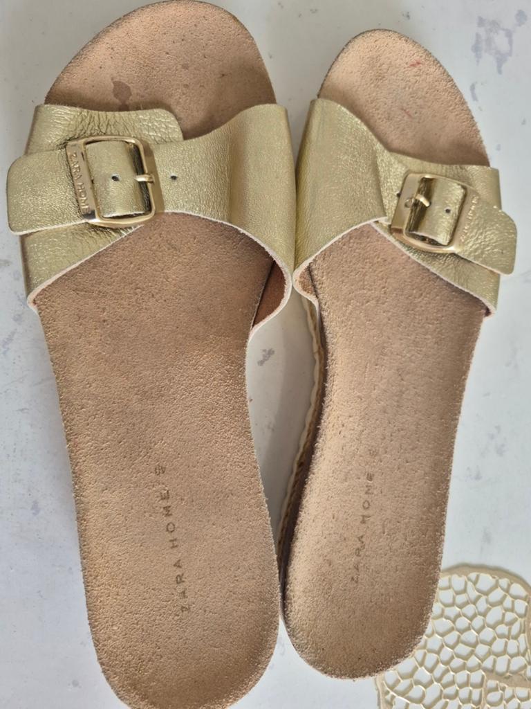 Gouden Zara Home Slippers met Gesp, Slippers, Zara Home, Overige kleuren, Ophalen of Verzenden