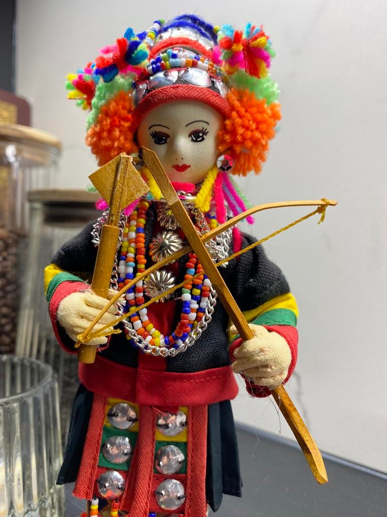 Thaise Akha-cultuur handgemaakt door Youthana jaren ‘60, Ophalen of Verzenden, Zo goed als nieuw, Pop
