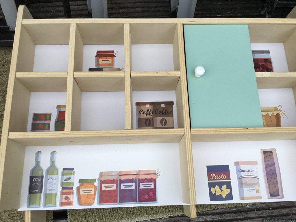 Open Mini keuken hangkastjes, Ophalen, Gebruikt