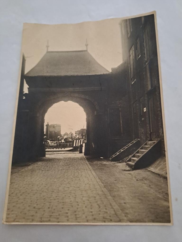 Dordrecht, groothoofd, foto, Verzamelen, Ansichtkaarten | Nederland, Ophalen of Verzenden, Voor 1920, Zuid-Holland