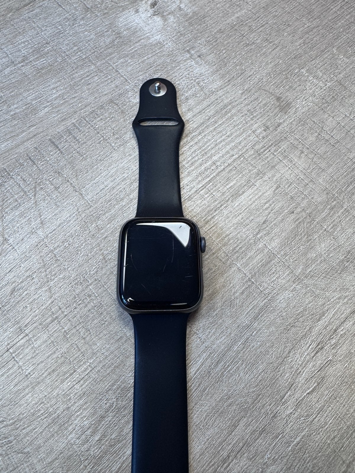 Apple Watch Series 5 - Gebruikt, Zwart, IOS, Ophalen of Verzenden, Waterdicht
