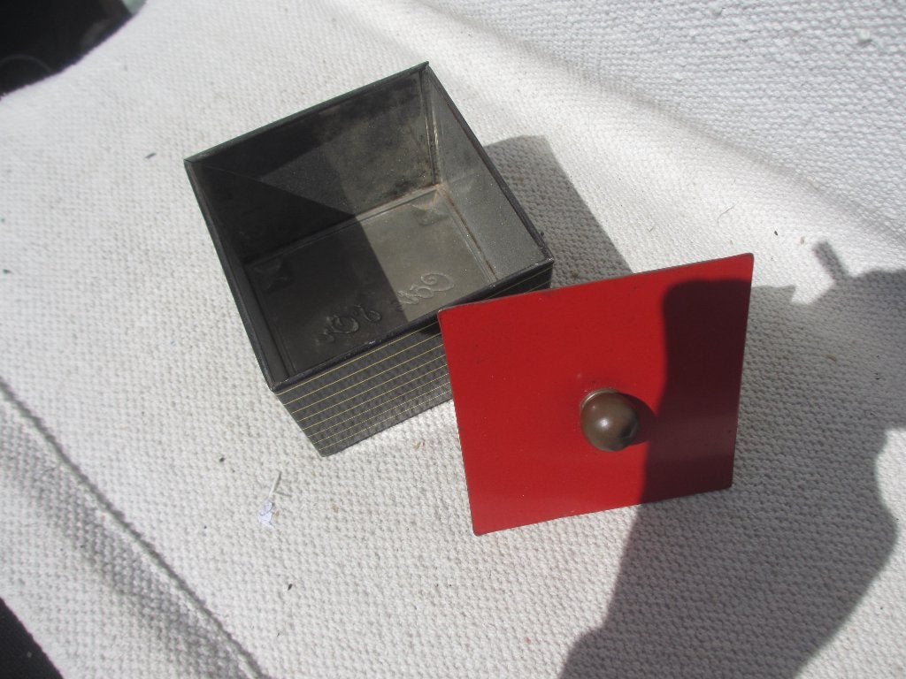 Blik Cote d’Or art deco stijl jaren 1920/ 30, Ophalen of Verzenden, Gebruikt, Koek(jes), Overige merken