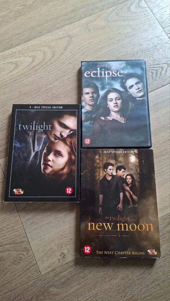 The Twilight Saga DVD Boxset - Twilight, New Moon, Eclipse, Vanaf 12 jaar, Ophalen of Verzenden, Gebruikt