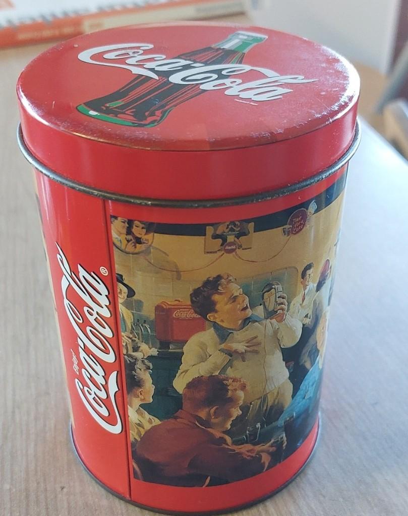 voorraad blikje COCA COLA  VINTAGE, Ophalen of Verzenden, Gebruikt, Overige, Overige merken