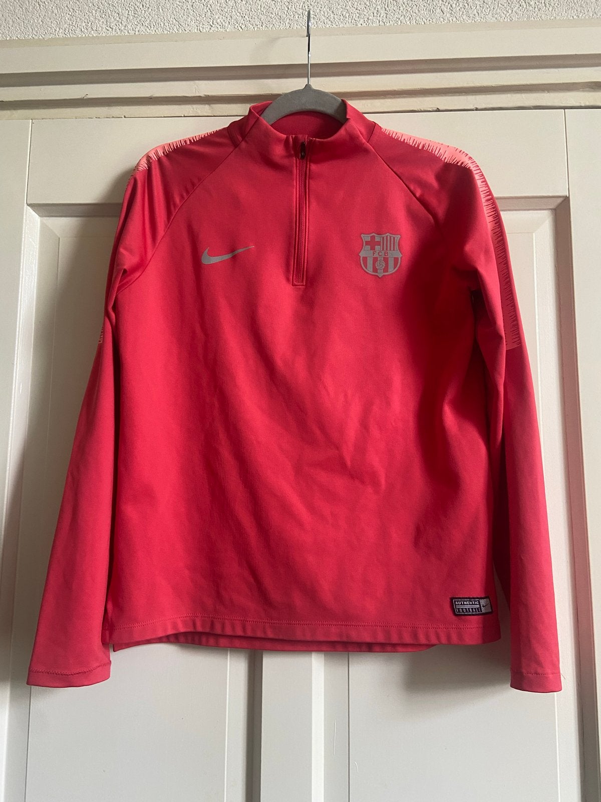 FC Barcelona Nike Dri-FIT Trainingstrui - Roze/Rood, Maat 56/58 (XL), Ophalen of Verzenden, Zo goed als nieuw, Voetbal