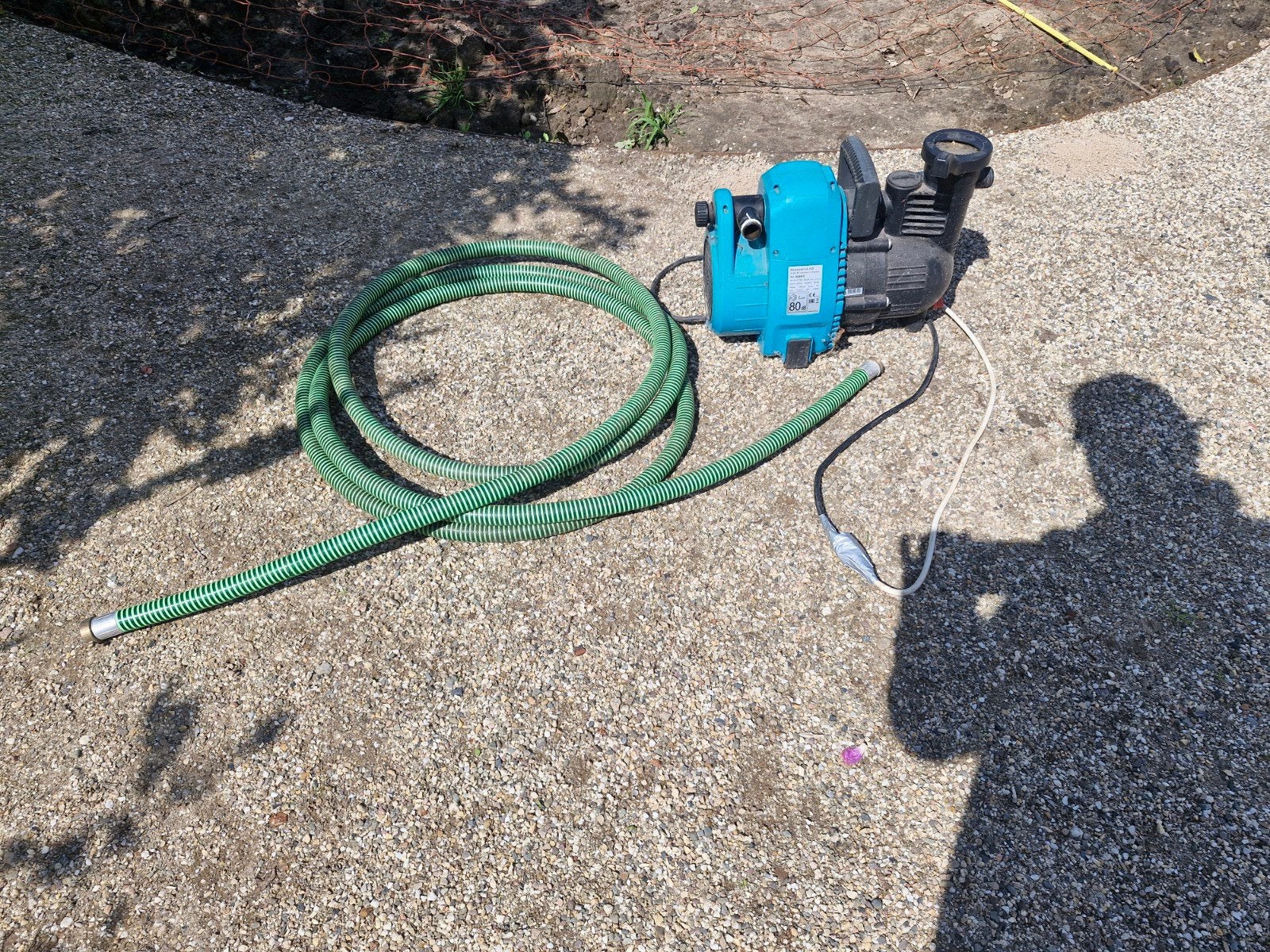 Husqvarna Type 5000/5 Hydrofoorpomp met slang, Ophalen of Verzenden, Gebruikt, Elektrisch, Hydrofoorpomp