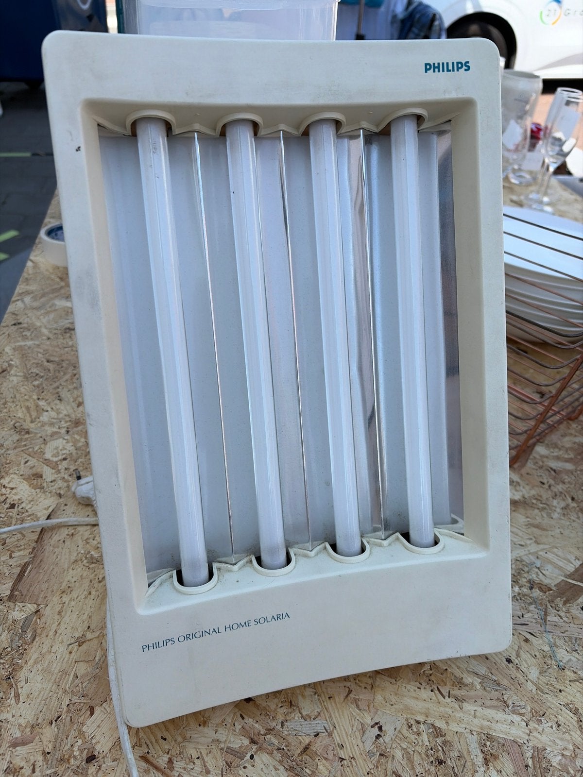 Philips Original Home Solaria Gezichtsbruiner, Ophalen of Verzenden, Gebruikt, Gezichtsbruiner, Minder dan 10 lampen