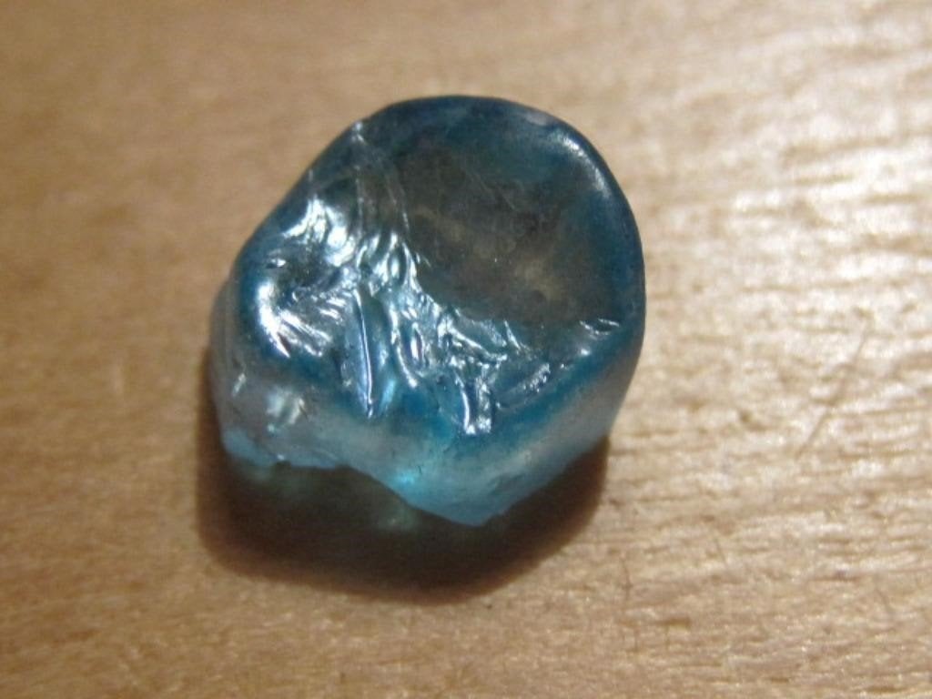 min. 3x stukje ruwe edelsteen AQUA AURA kristal(5), Verzenden, Mineraal