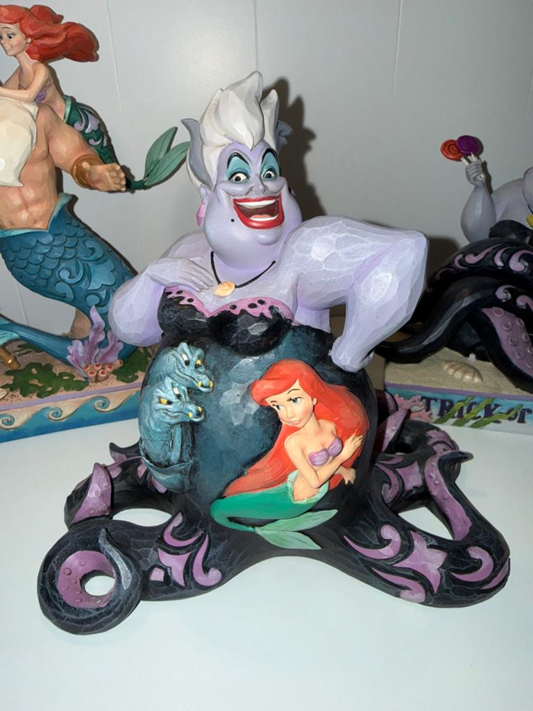 Disney Traditions Ursula beeld, Ophalen of Verzenden, Peter Pan of Pinokkio, Zo goed als nieuw, Beeldje of Figuurtje