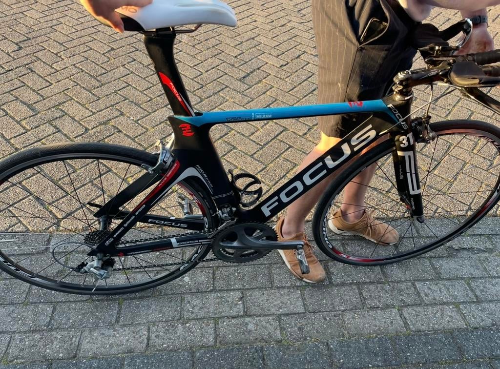 Carbon focus izalco team milram 2010 tijdritfiets - mt 52, Ophalen, Aluminium, Meer dan 20 versnellingen, Overige merken
