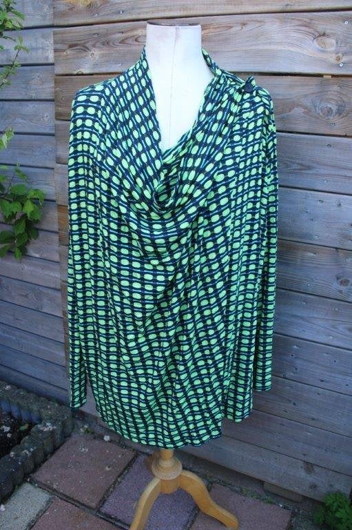 Tuniek zwart/ lime Pont Neuf mt 2XL Vaste prijs, Kleding | Dames, Ophalen of Verzenden, Zo goed als nieuw, Pont Neuf, Blouse of Tuniek