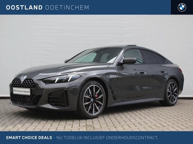BMW 4 Serie Gran Coupé 420i M Sport Automaat / Schuif-kante, Auto's, Automaat, Met garantie (alle), Bedrijf, Zilver of Grijs