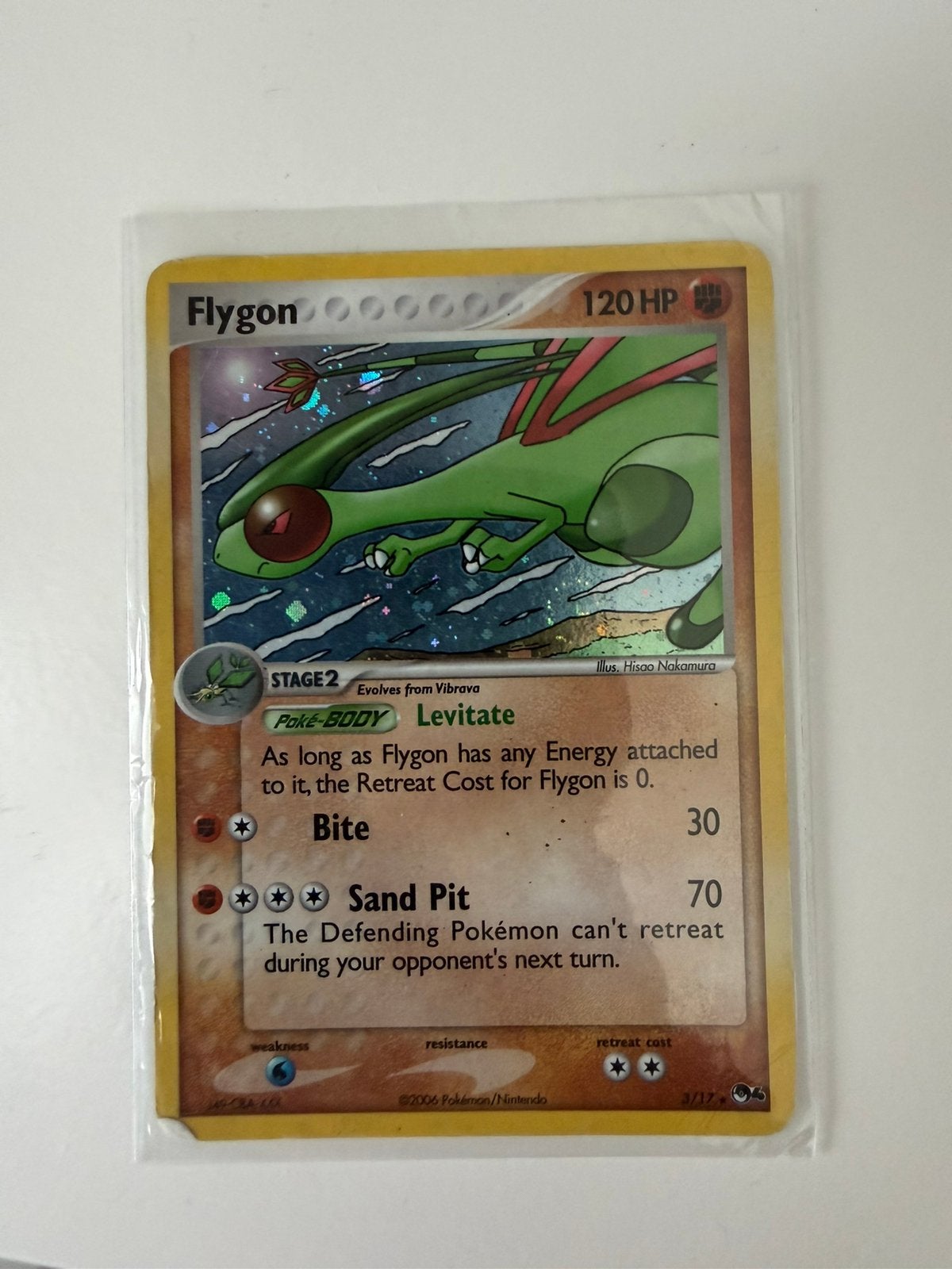 Pokémon Flygon Holo  uit POP Series 4 (2006), nummer 3/17., Ophalen of Verzenden, Zo goed als nieuw