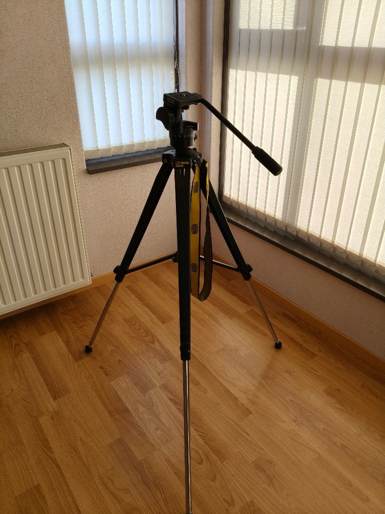 Statief voor film- en video camera, Ophalen, Gebruikt, Bilora, Driepoot