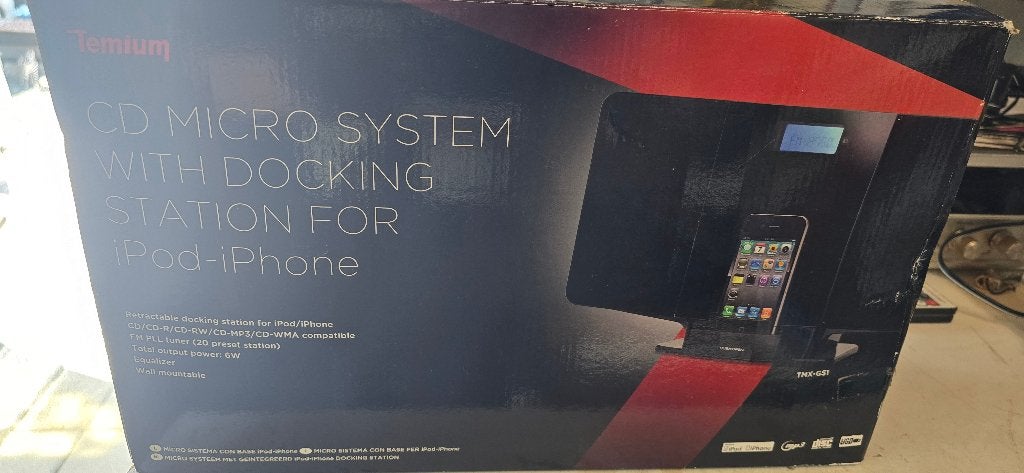 cd micro systeem met docking station voor ipod-iphone, Ophalen, Zo goed als nieuw, Overige merken