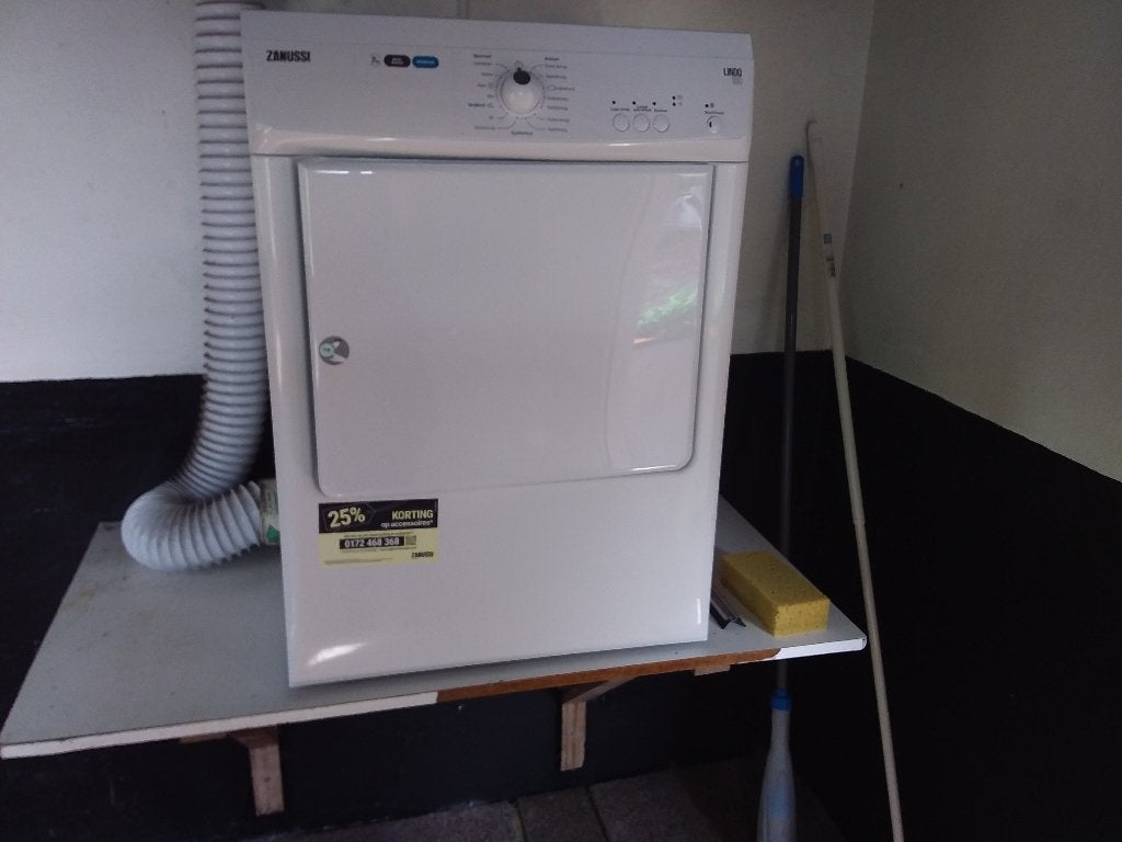 Zanussi wasdroger lindo 100, Ophalen, Gebruikt, Luchtafvoer, 85 tot 90 cm