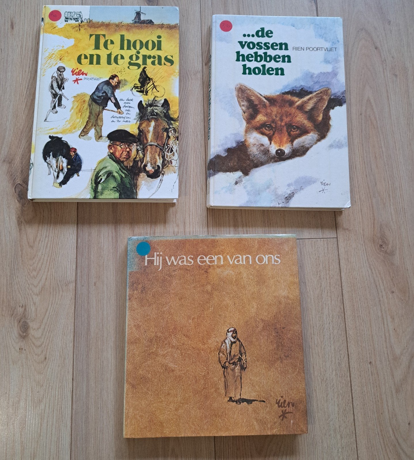 3 boeken van Rien Poortvliet, Ophalen of Verzenden, Gelezen