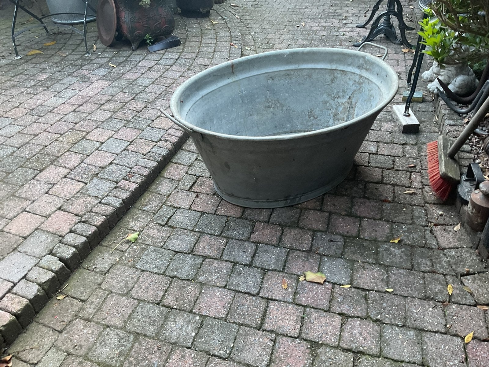 Zinken teil, Ophalen, Gebruikt, Metaal, 30 tot 60 cm