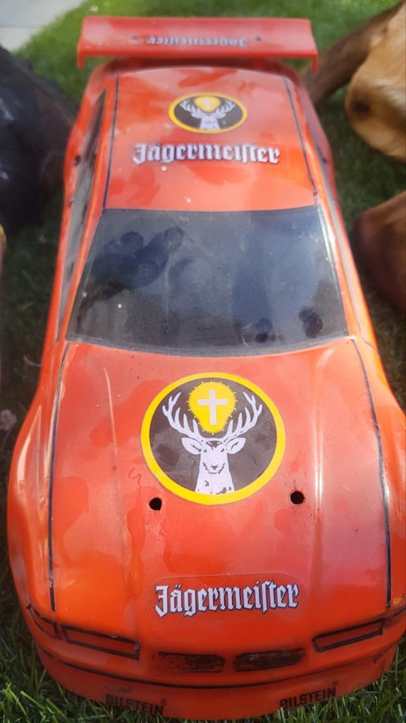 RC Auto Jägermeister met afstandsbediening en extra's, Elektro, Gebruikt, Ophalen of Verzenden, Auto onroad