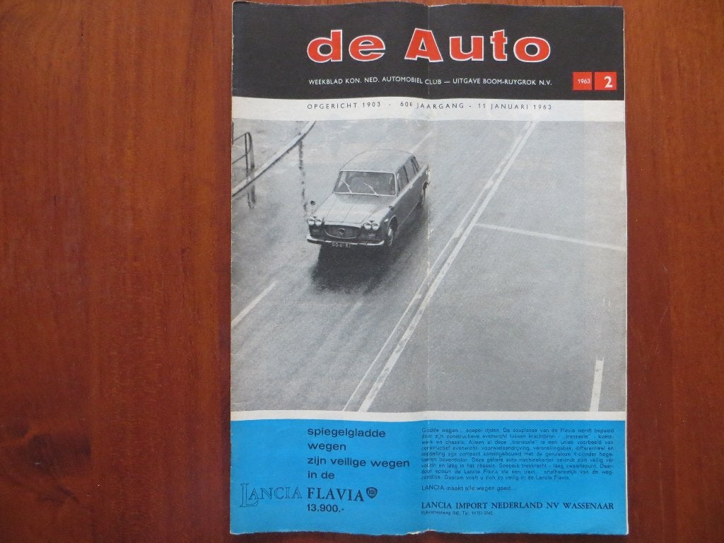 De Auto nr. 2 1963 DKW F12, BRM aan de top, Tanger toeristen, Boeken, Ophalen of Verzenden, Gelezen, Algemeen