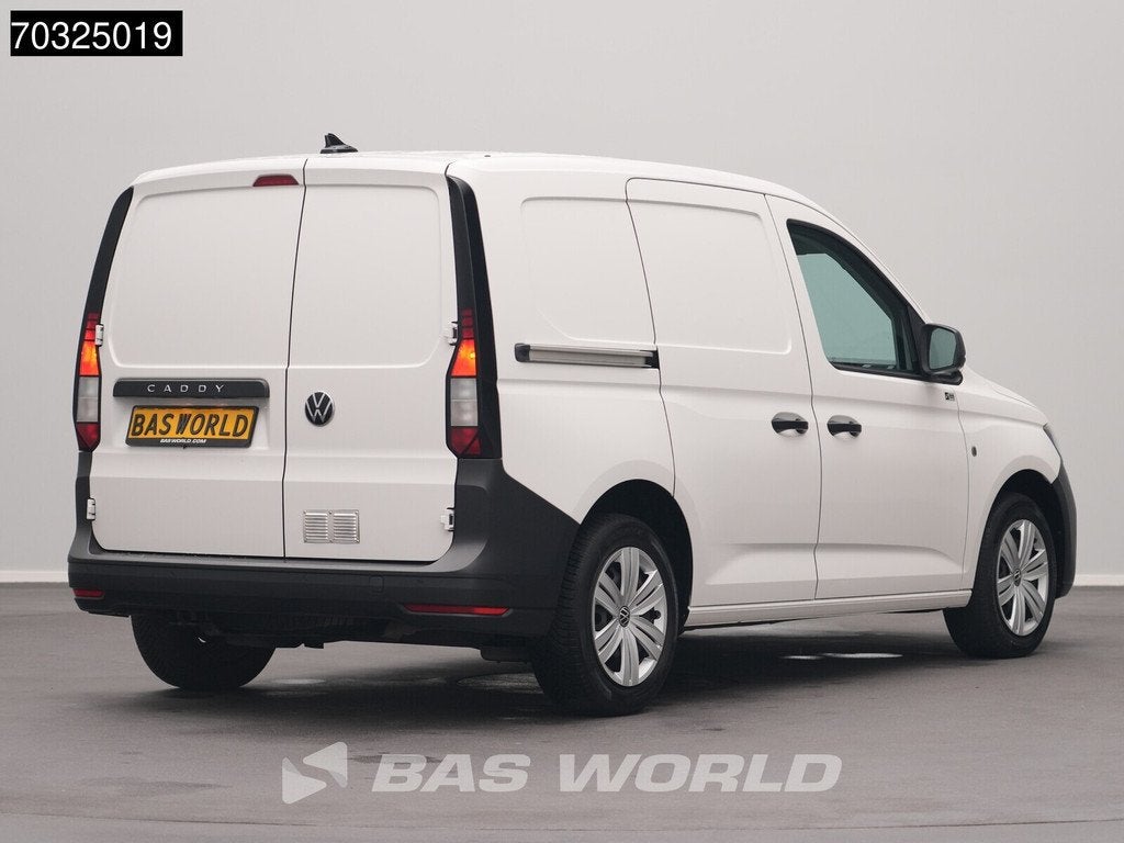 Volkswagen Caddy 122PK Automaat L1H1 Airco Cruise Parkeersen, Automaat, Stof, Gebruikt, Euro 6