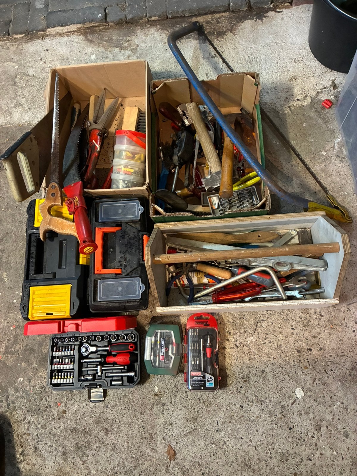 Partij gereedschap gebruikt en nieuw, Ophalen, Gebruikt