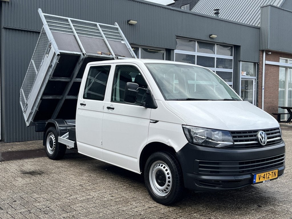 Volkswagen Transporter 2.0 TDI L2H1 DC Kipper Airco trekhaak, Voorwielaandrijving, Gebruikt, 4 cilinders, Volkswagen