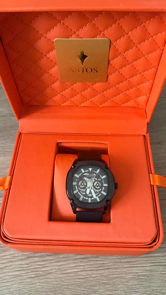 Astos Styx Ultimate Steel horloge ⌚🔥, Overige merken, Gebruikt, Staal, Polshorloge