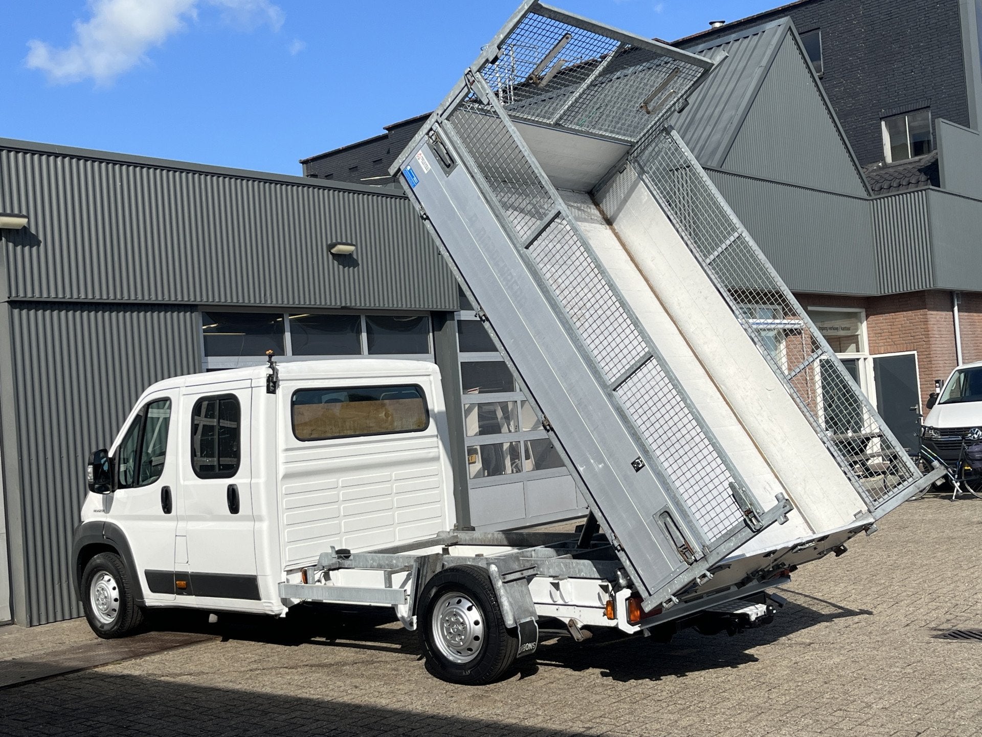 Peugeot Boxer 435 2.2 HDI L3 DC Kipper Openlaadbak Pick-up m, Voorwielaandrijving, Euro 5, Gebruikt, Zwart