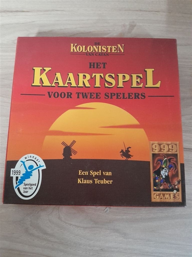 Kolonisten van catan het kaartspel - 999 games - s3138, Verzenden, Zo goed als nieuw