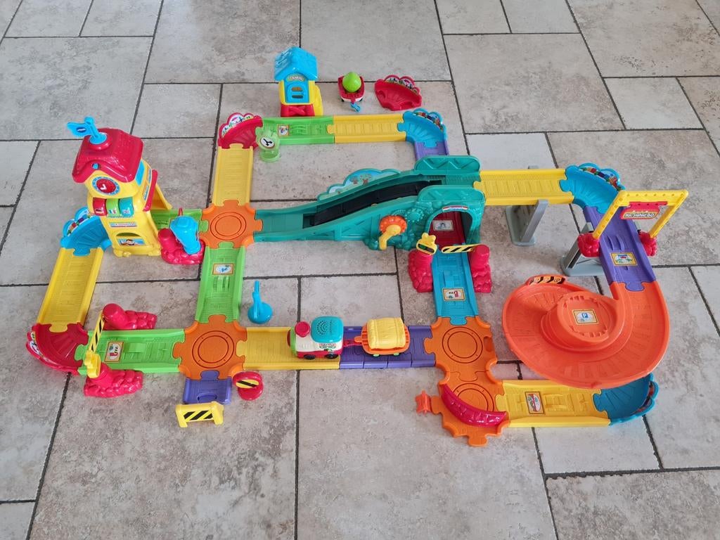 V-tech Toet Toet Auto's Treinstation Speelset, Kinderen en Baby's, Speelgoed | Vtech, Ophalen of Verzenden, Gebruikt, 2 tot 4 jaar