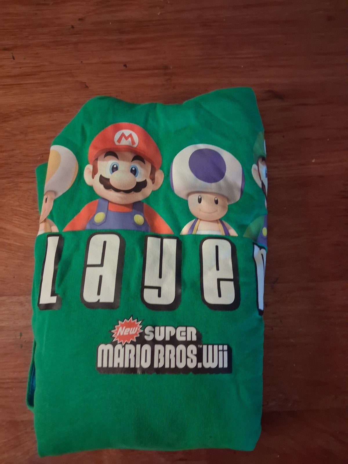 New Super Mario Bros WII Sweater - Groen, Nintendo, Maat 56/58 (XL), Ophalen of Verzenden, Zo goed als nieuw