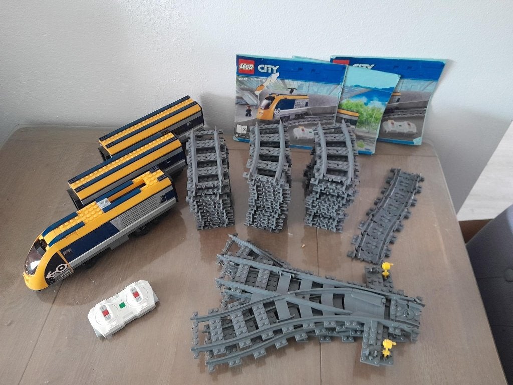 LEGO pakket: Technic, City, trein en meer, Ophalen, Lego, Inclusief instructies, Zo goed als nieuw