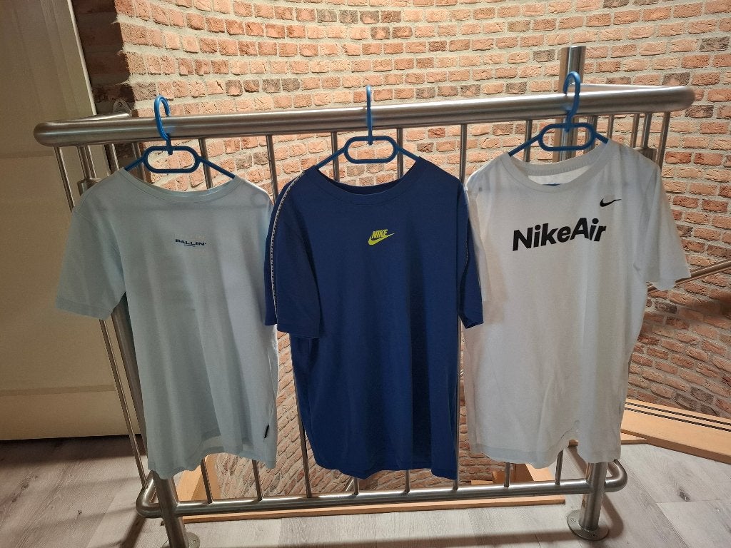 6 t-shirt, maat 164-14 Nike/Ballin/ Malelions/Woolrich, Ophalen of Verzenden, Zo goed als nieuw, Jongen, Shirt of Longsleeve