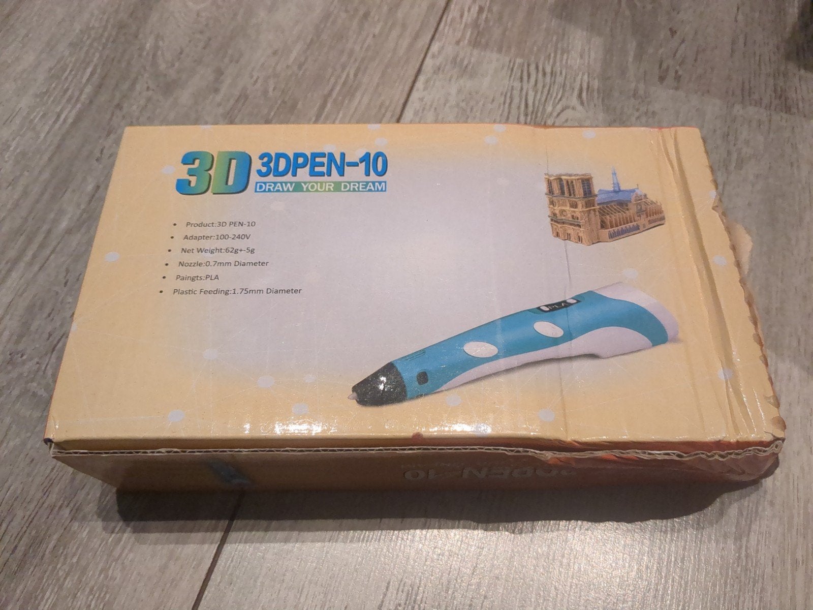 3D Pen 10 - Teken je dromen in 3D, Gebruikt, Gereedschap of Toebehoren, Ophalen of Verzenden, Kunststof