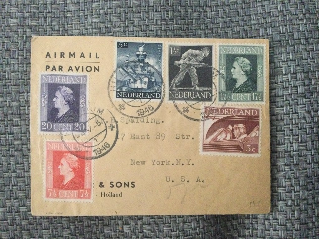 brief met NVPH 428-437, 1946, Ophalen of Verzenden, Brief
