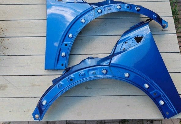 Mini Cooper R56 Voorschermen Set Blauw (L+R)Originele set vo, Ophalen, Voor, Mini, Spatbord