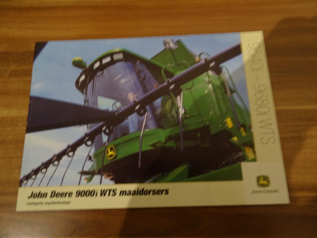John deere 9540i/9680i  WTS maaidorser folder, Ophalen of Verzenden, Zo goed als nieuw, Folder