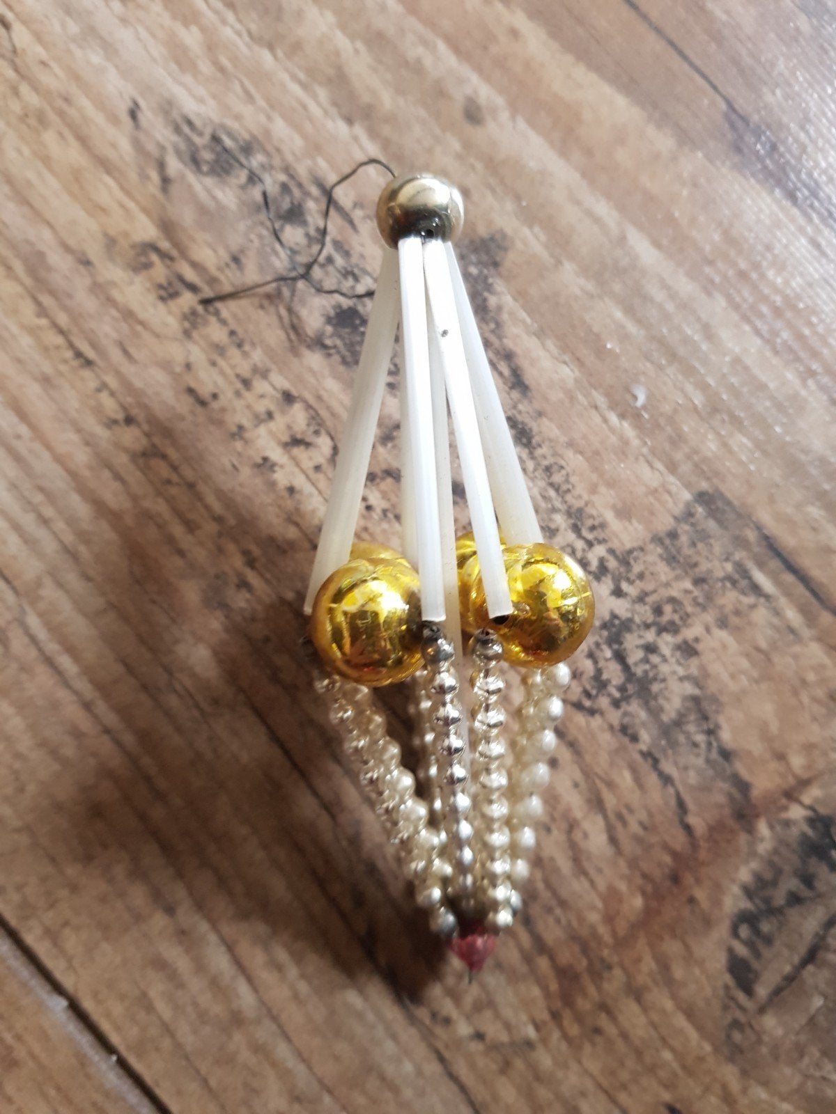 kerstbal gablonzer lamp / kroonluchter, Ophalen of Verzenden, Zo goed als nieuw
